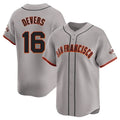 Trusc SF.Giants #16 Rafael Devers Player Gray Home Limited Stitched Jerseys