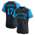 Trusc SF.Giants #17 Heliot Ramos Player Navy National League All-Star Home Limited Elite Stitched Jerseys