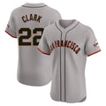 Trusc SF.Giants #22 Will Clark Player Gray Home Limited Elite Stitched Jerseys