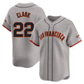 Trusc SF.Giants #22 Will Clark Player Gray Home Limited Stitched Jerseys