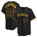 Trusc SF.Giants #26 Matt Chapman Player Black Snake Skin City Limited Stitched Jerseys