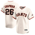 Trusc SF.Giants #26 Matt Chapman Player Cream Home Limited Stitched Jerseys