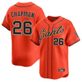 Trusc SF.Giants #26 Matt Chapman Player Orange Home Limited Stitched Jerseys