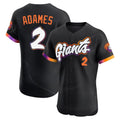 Trusc SF.Giants #2 Willy Adames Player Black 2025 City Connect Home Limited Elite Stitched Jerseys