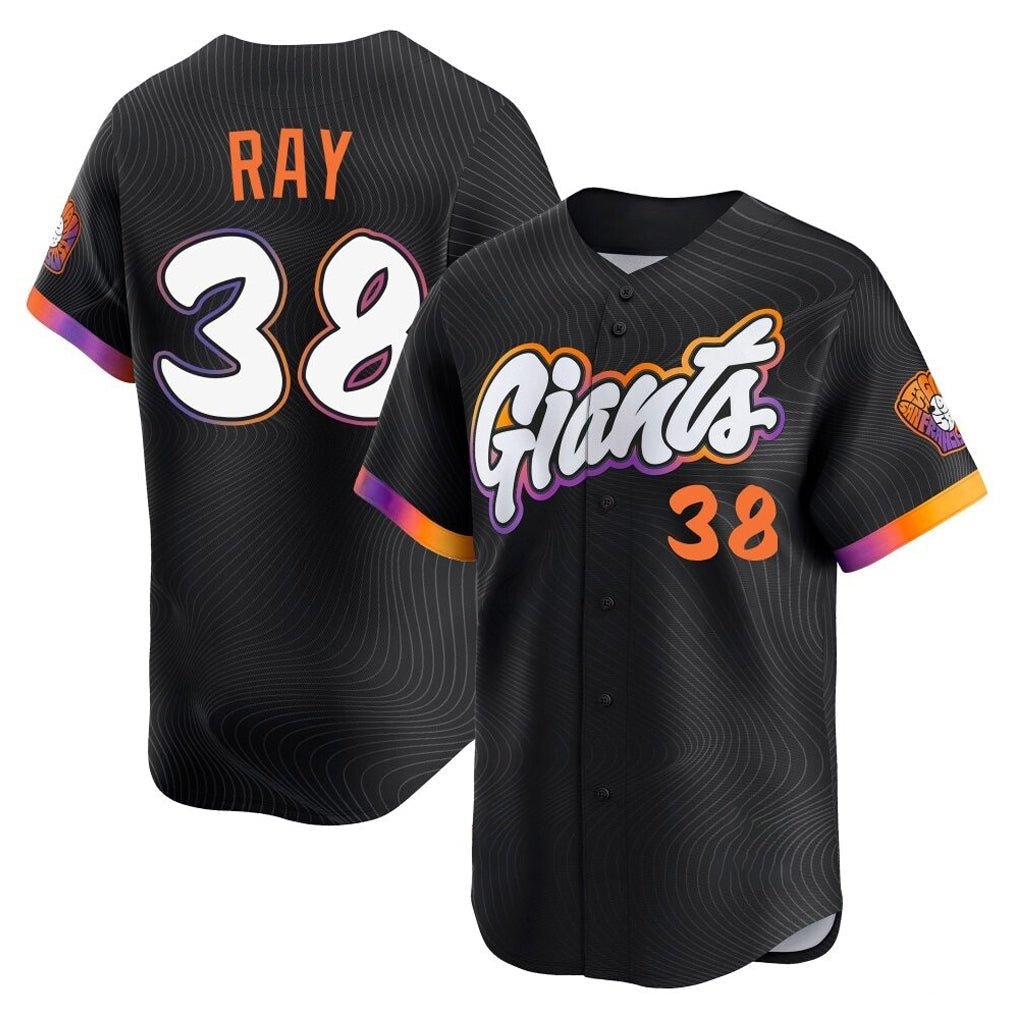 Trusc SF.Giants #38 Robbie Ray Player Black 2025 City Connect Home Limited Stitched Jerseys