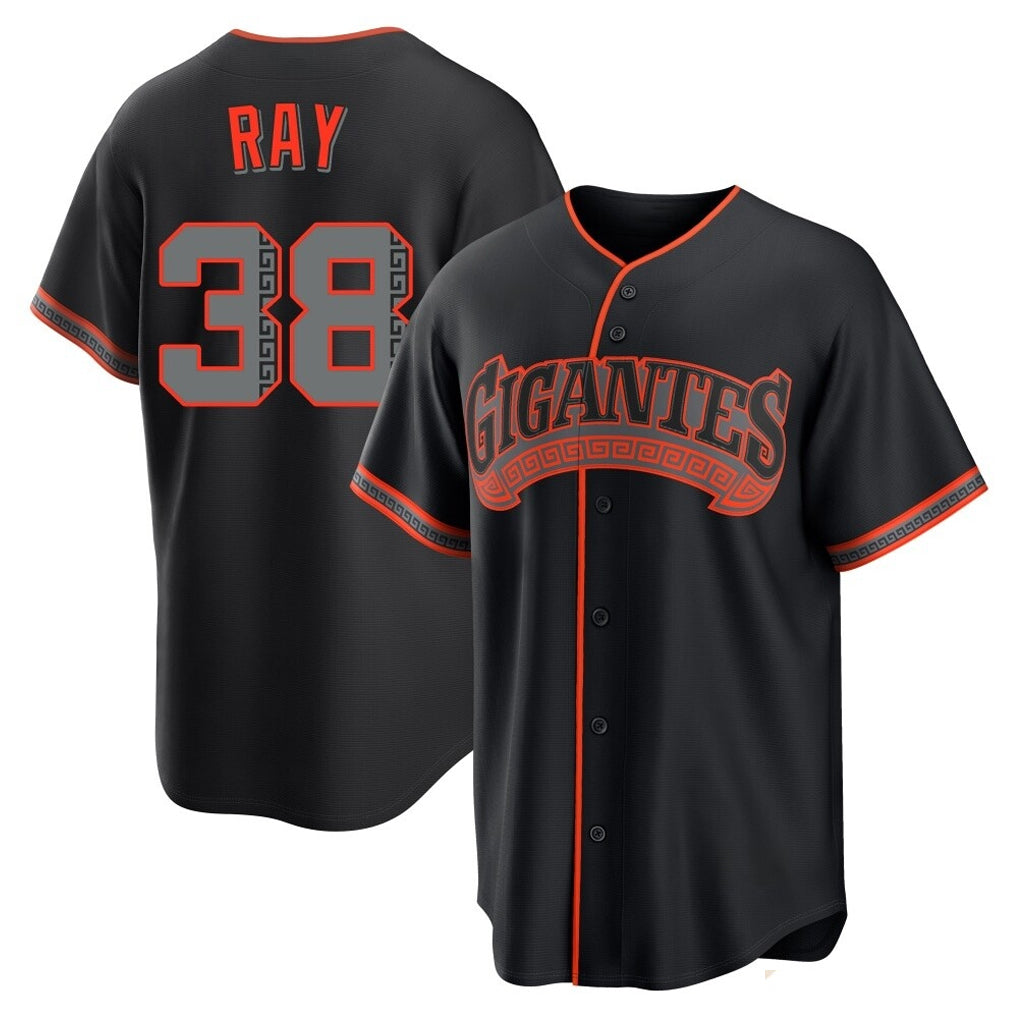 Trusc SF.Giants #38 Robbie Ray Player Black Alternate Limited Stitched Jerseys