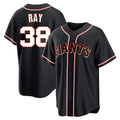 Trusc SF.Giants #38 Robbie Ray Player Black Fashion Out Home Limited Stitched Jerseys