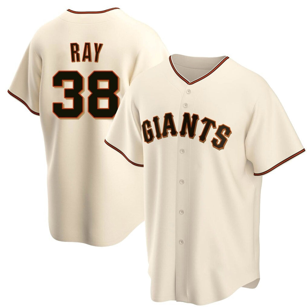 Trusc SF.Giants #38 Robbie Ray Player Cream Home Game Stitched Jerseys