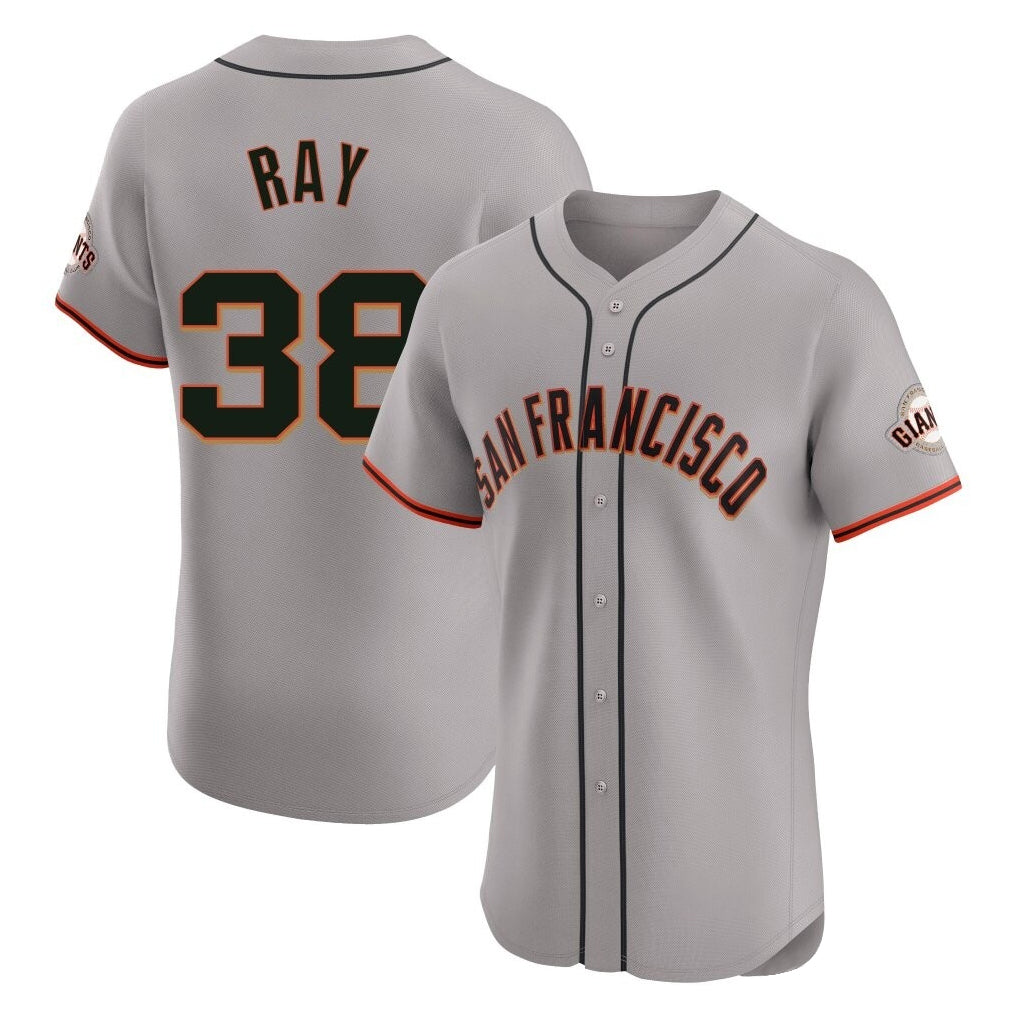 Trusc SF.Giants #38 Robbie Ray Player Gray Home Limited Elite Stitched Jerseys
