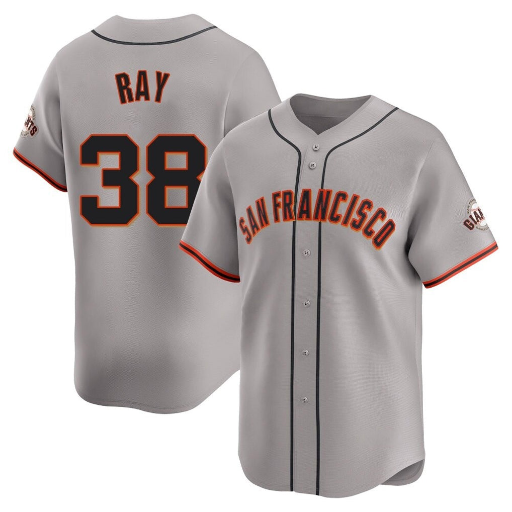 Trusc SF.Giants #38 Robbie Ray Player Gray Home Limited Stitched Jerseys