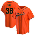 Trusc SF.Giants #38 Robbie Ray Player Orange Home Game Stitched Jerseys