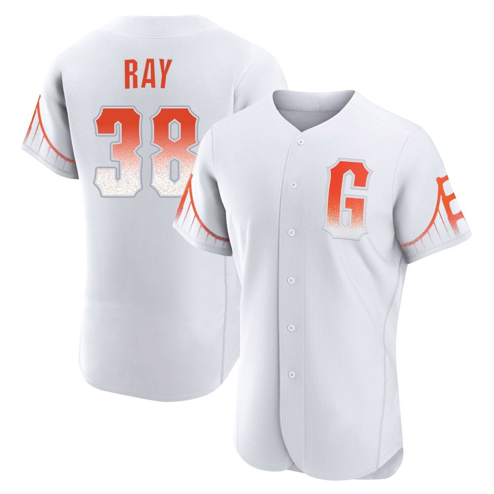 Trusc SF.Giants #38 Robbie Ray Player White City Connect Home Limited Elite Stitched Jerseys