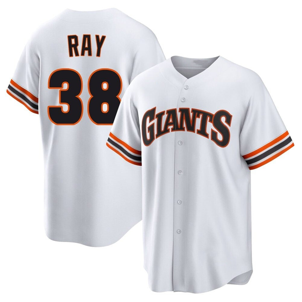 Trusc SF.Giants #38 Robbie Ray Player White Home Game Stitched Jerseys