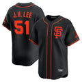 Trusc SF.Giants #51 Jung Hoo Lee Player Black 2026 Home Limited Stitched Jerseys