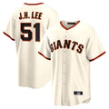 Trusc SF.Giants #51 Jung Hoo Lee Player Cream Home Game Stitched Jerseys