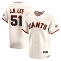 Trusc SF.Giants #51 Jung Hoo Lee Player Cream Home Limited Stitched Jerseys
