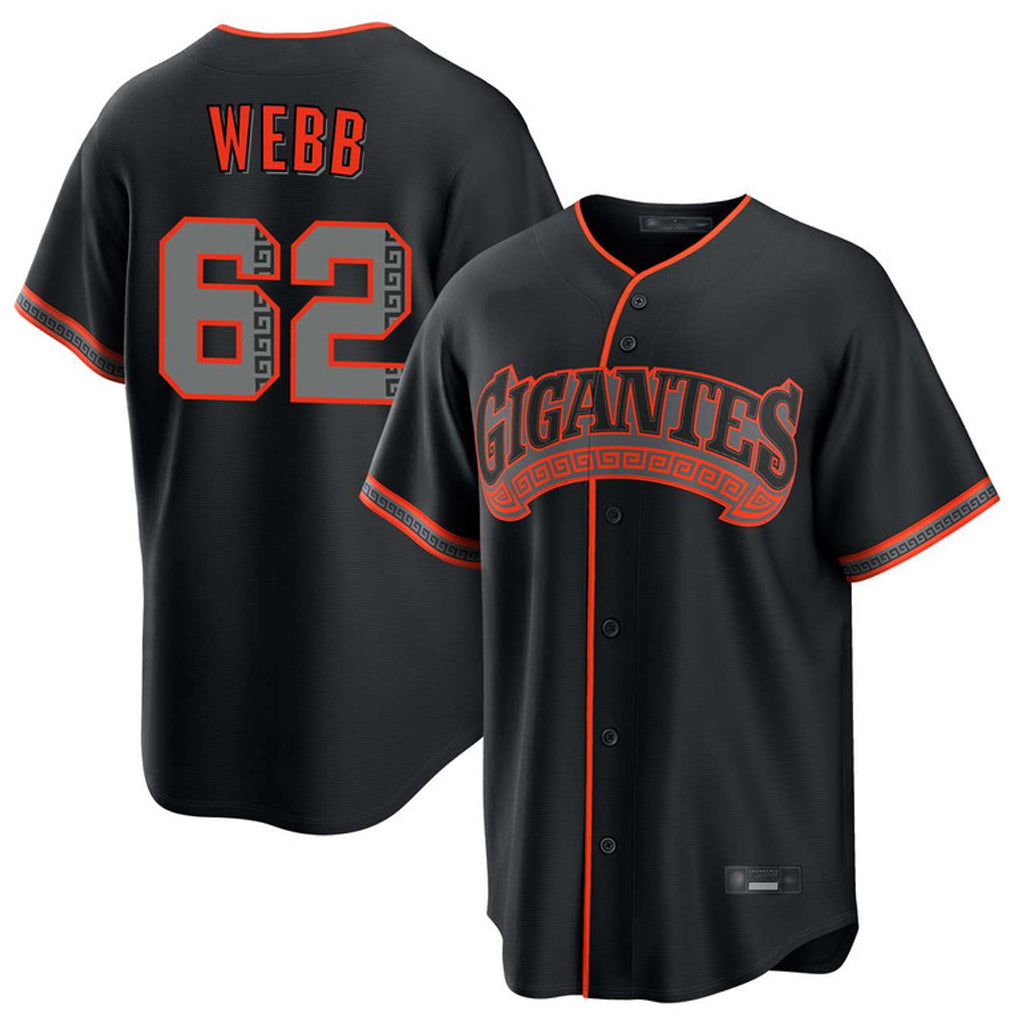 Trusc SF.Giants #62 Logan Webb Player Black Alternate Limited Stitched Jerseys