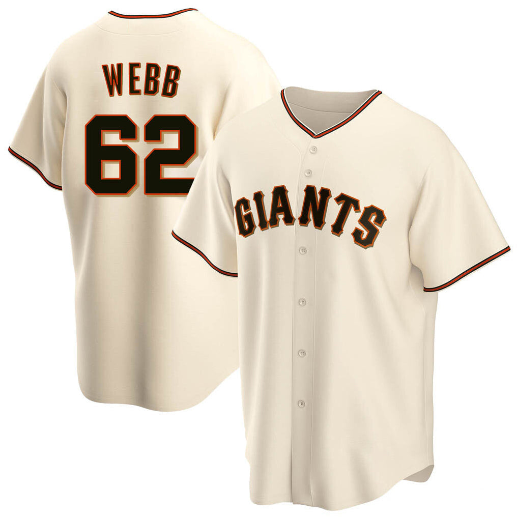 Trusc SF.Giants #62 Logan Webb Player Cream Home Game Stitched Jerseys