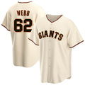 Trusc SF.Giants #62 Logan Webb Player Cream Home Game Stitched Jerseys