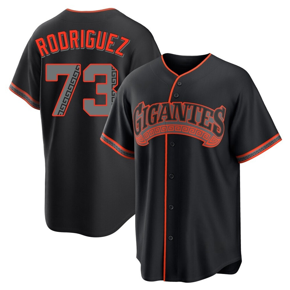 Trusc SF.Giants #73 Randy Rodriguez Player Black Alternate Limited Stitched Jerseys