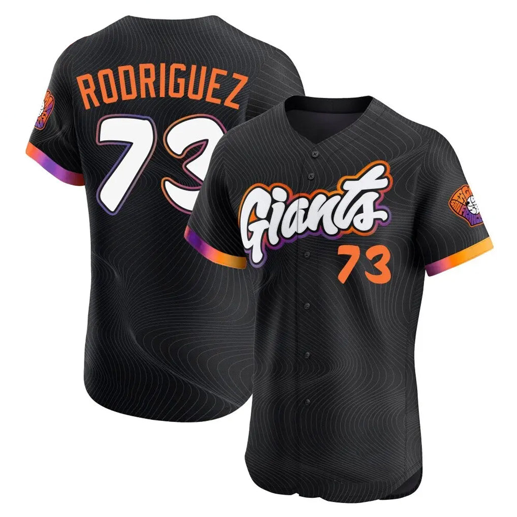 Trusc SF.Giants #73 Randy Rodriguez Player Black City Connect Home Limited Elite Stitched Jerseys