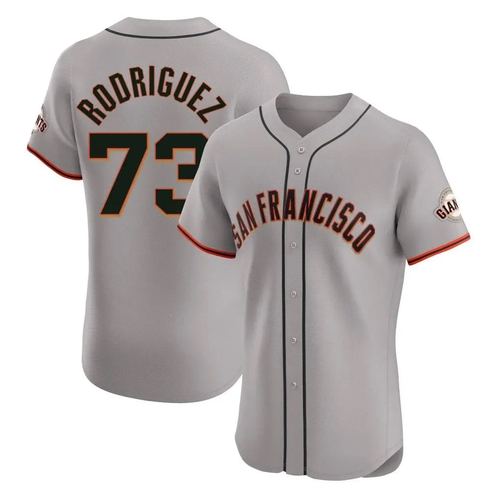 Trusc SF.Giants #73 Randy Rodriguez Player Gray Home Limited Elite Stitched Jerseys