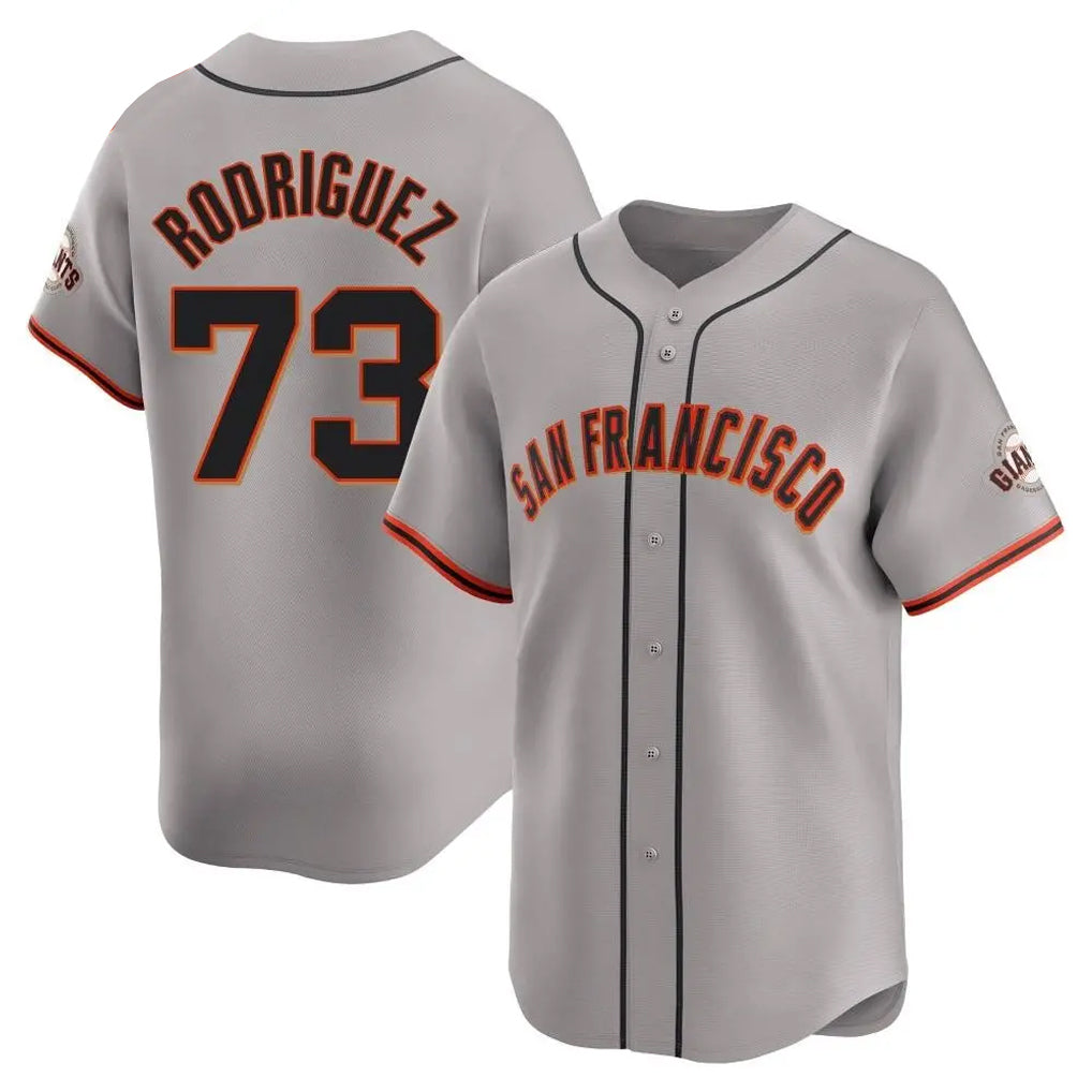 Trusc SF.Giants #73 Randy Rodriguez Player Gray Home Limited Stitched Jerseys