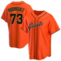 Trusc SF.Giants #73 Randy Rodriguez Player Orange Home Game Stitched Jerseys