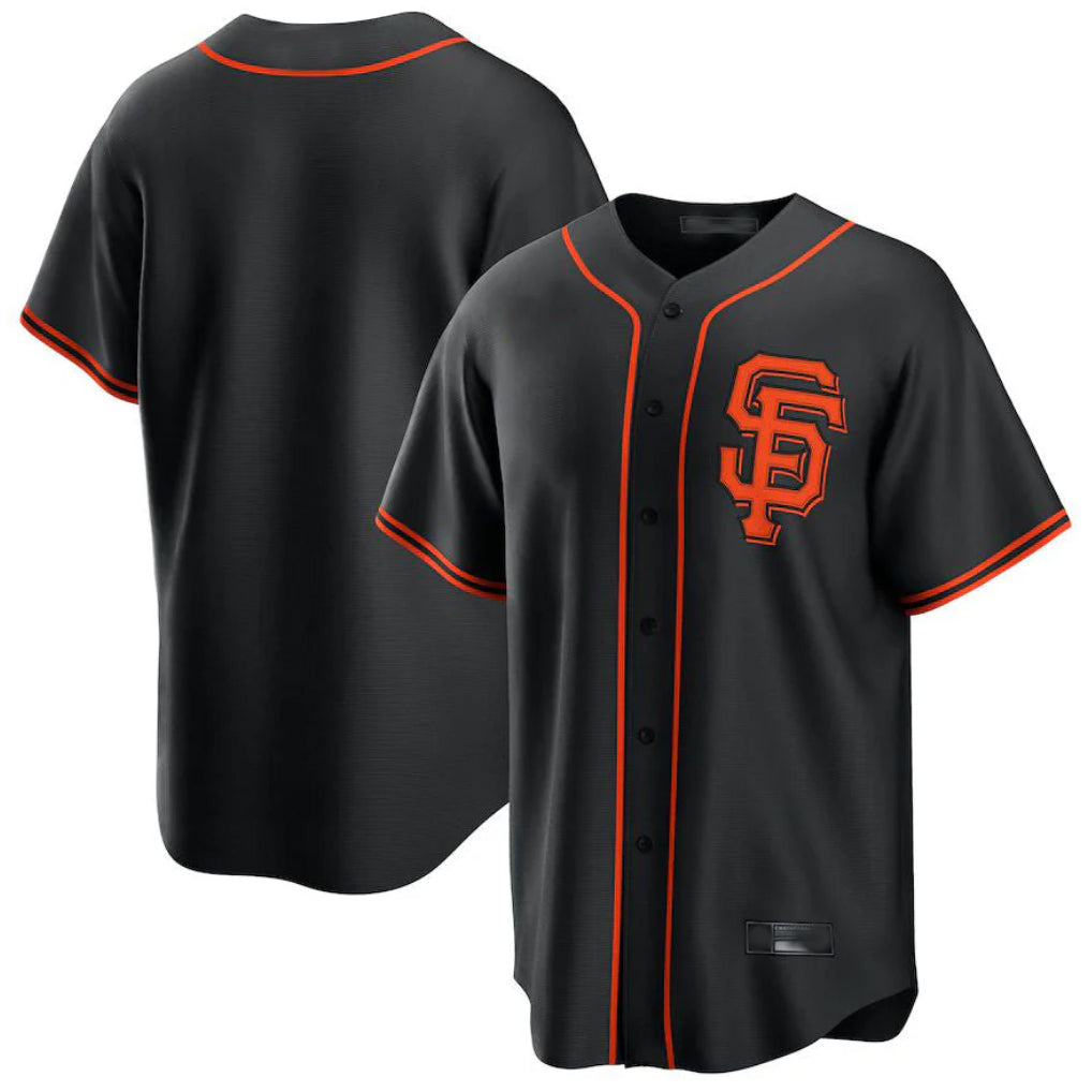 Trusc SF.Giants Blank Player Black 2026 Home Game Stitched Jerseys