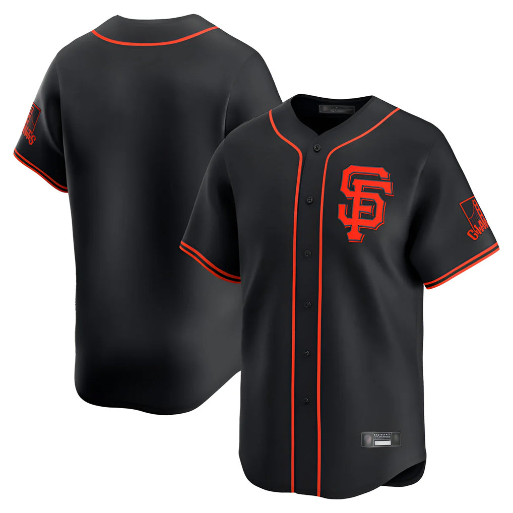 Trusc SF.Giants Blank Player Black 2026 Home Limited Stitched Jerseys