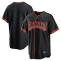 Trusc SF.Giants Blank Player Black Alternate Limited Stitched Jerseys