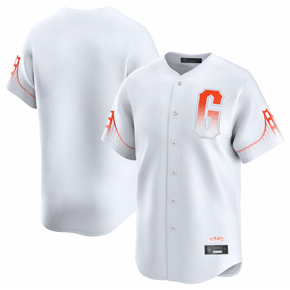Trusc SF.Giants Blank Player White City Connect Home Limited Stitched Jerseys