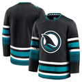 Trusc S.Jose Sharks Black Alternate Premium Jerseys
