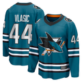 Trusc S.Jose Sharks #44 Marc-Edouard Vlasic Teal Home Breakaway Player Jerseys