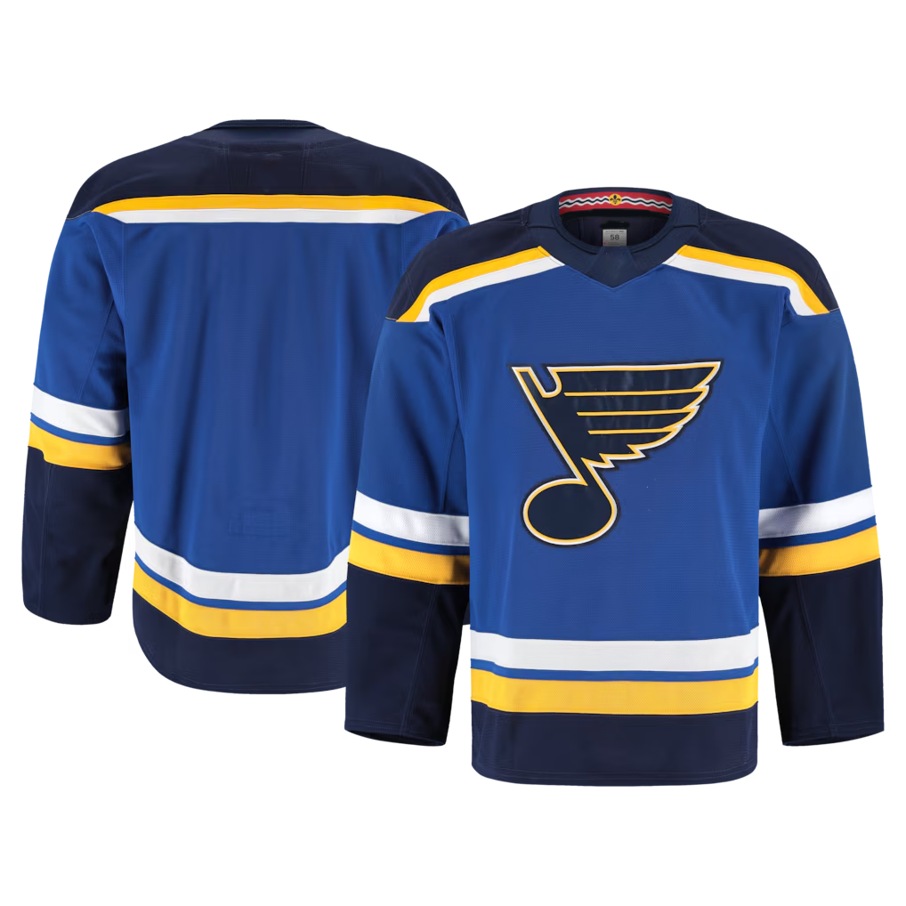 Trusc St.L.Blues Blue Alternate Authentic Pro Jerseys