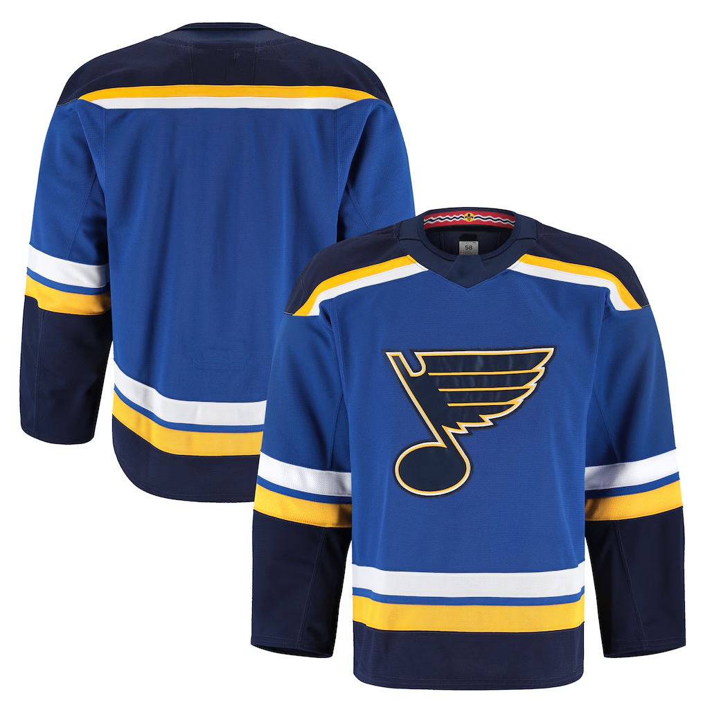 Trusc St.L.Blues Blue Home Authentic Pro Jerseys