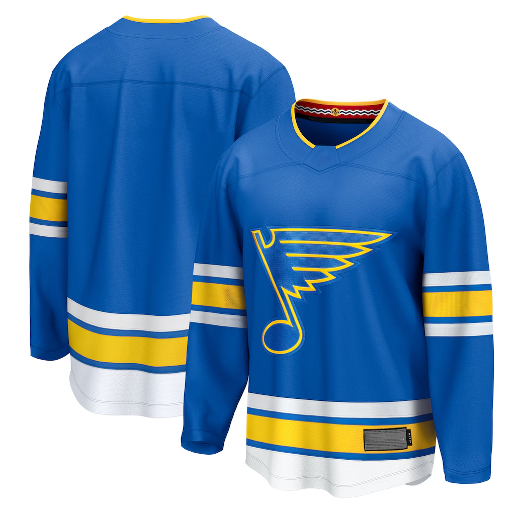 Trusc St.L.Blues Blue Home Breakaway Jerseys