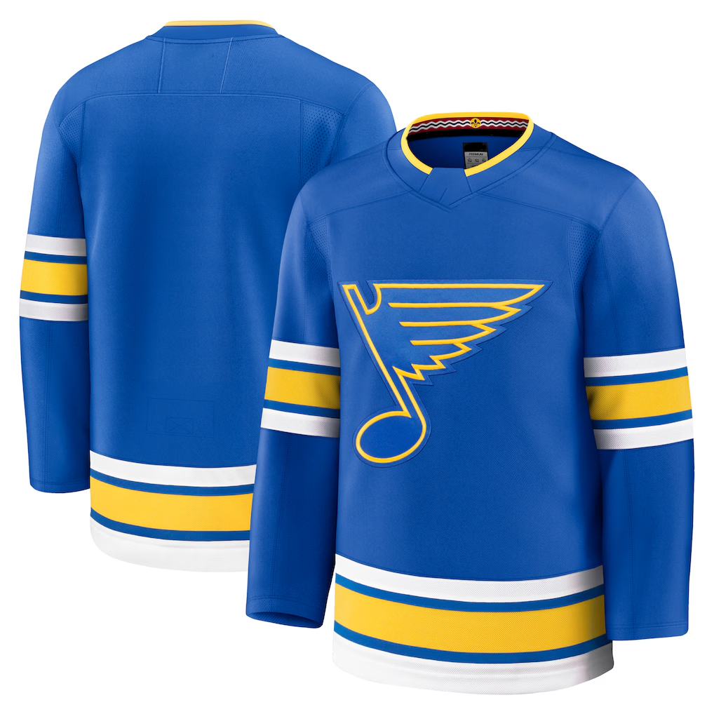 Trusc St.L.Blues Blue Home Premium Jerseys