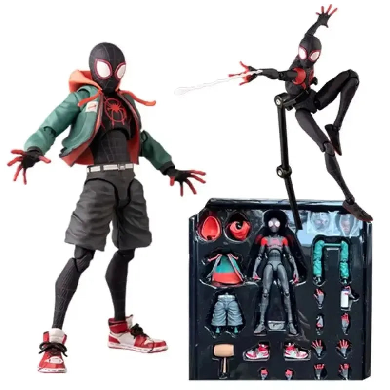 Marvel Legends Sentinel Spiderman Action Figure - Spider-verse Miles Morales, Peni Parker & SHF Anime Statue Toys | In Stock