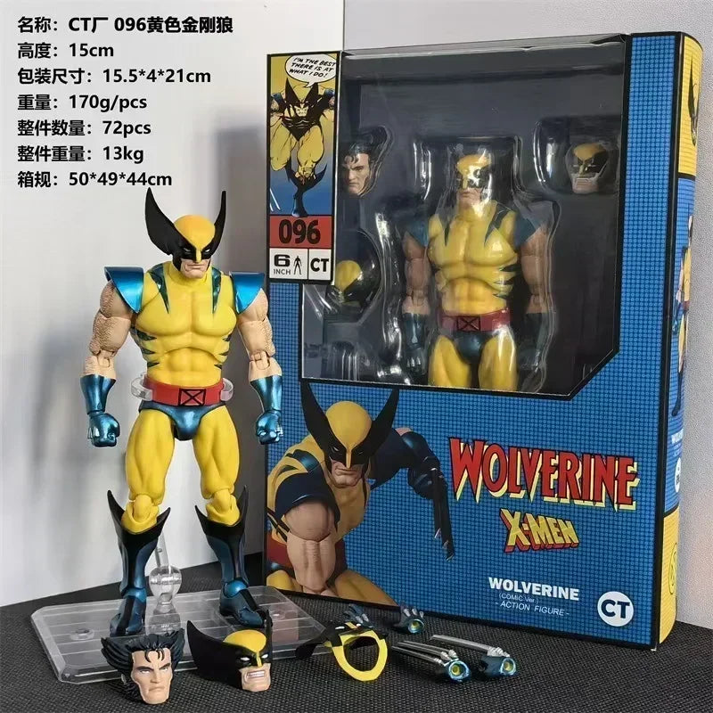 Hot Sale Ct Toys Mafex 096/138 - Wolverine Manga Version - Logan Classic Battle Suit Action Figure - Marvel Mobile Toy