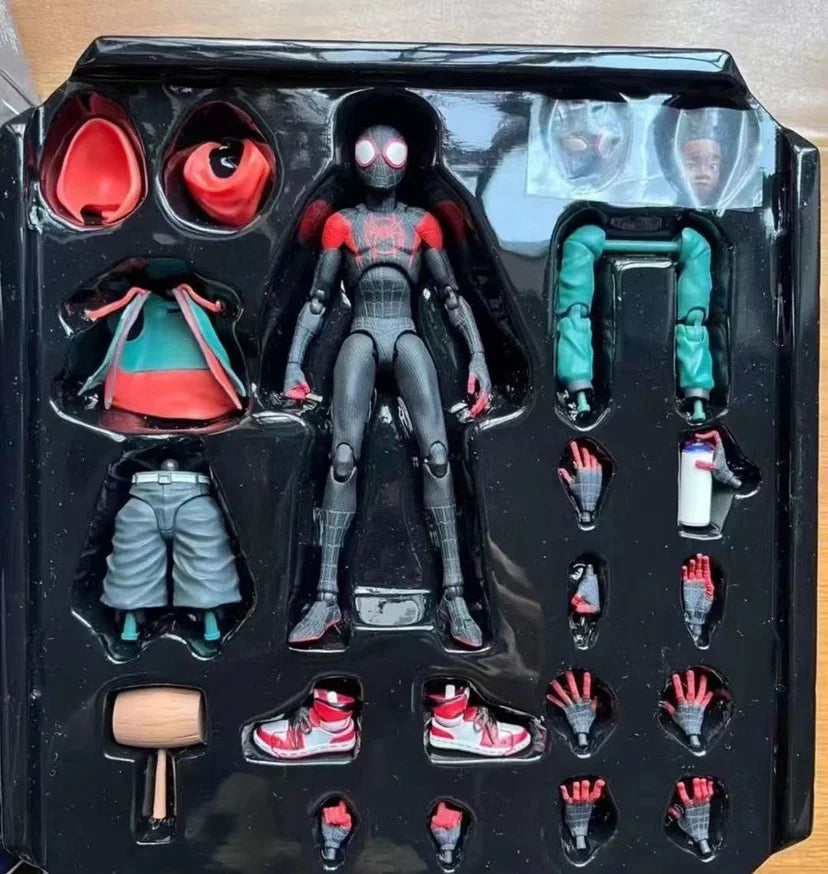 Marvel Legends Sentinel Spiderman Action Figure - Spider-verse Miles Morales, Peni Parker & SHF Anime Statue Toys | In Stock