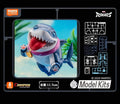 New Blokees Beyond Edition Marvel Rivals Invisible Woman Jeff The Land Shark Snap Fit Model Kit  Action Figure Collectible Gift