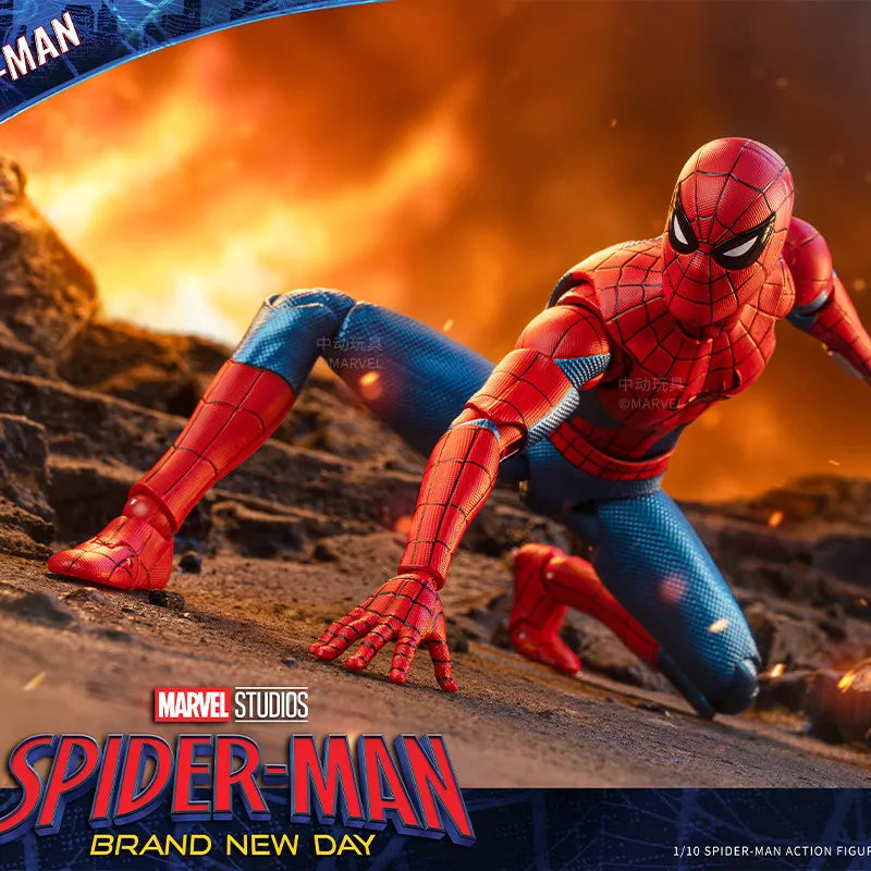 Genuine Marvel Spider-Man4 Brand New Day Series Action Figure Movable Joints Model Desktop Decoration Assembly Toy Birthday Gift