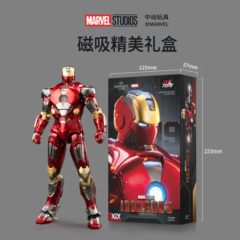 ZD Original Iron Man MK8 MK31 MK32 Piston Romeo MK10 MK19 Tiger 1/10 Armor Marvel legends Avengers Action Figure Toys Model Gift