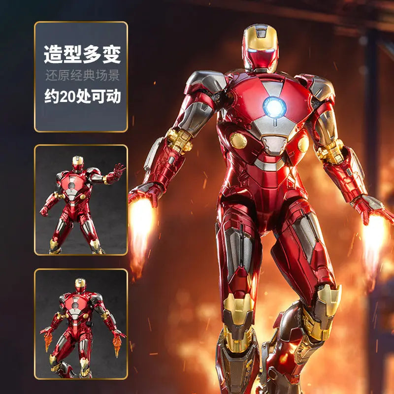 ZD Original Iron Man MK8 MK31 MK32 Piston Romeo MK10 MK19 Tiger 1/10 Armor Marvel legends Avengers Action Figure Toys Model Gift