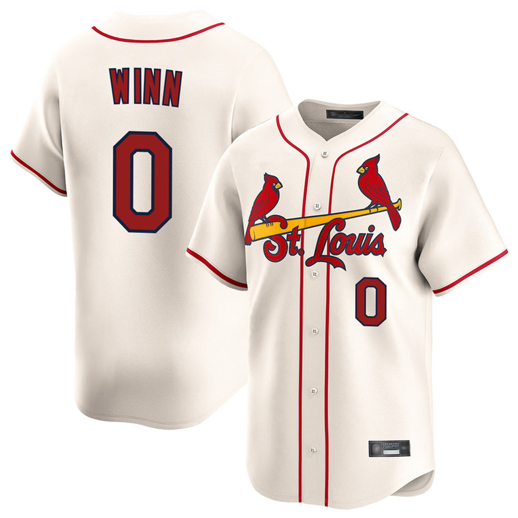Trusc St. Louis Cardinals #0 Masyn Winn Player Cream Home Limited Stitched Jerseys