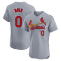 Trusc St. Louis Cardinals #0 Masyn Winn Player Gary Home Limited Elite Stitched Jerseys