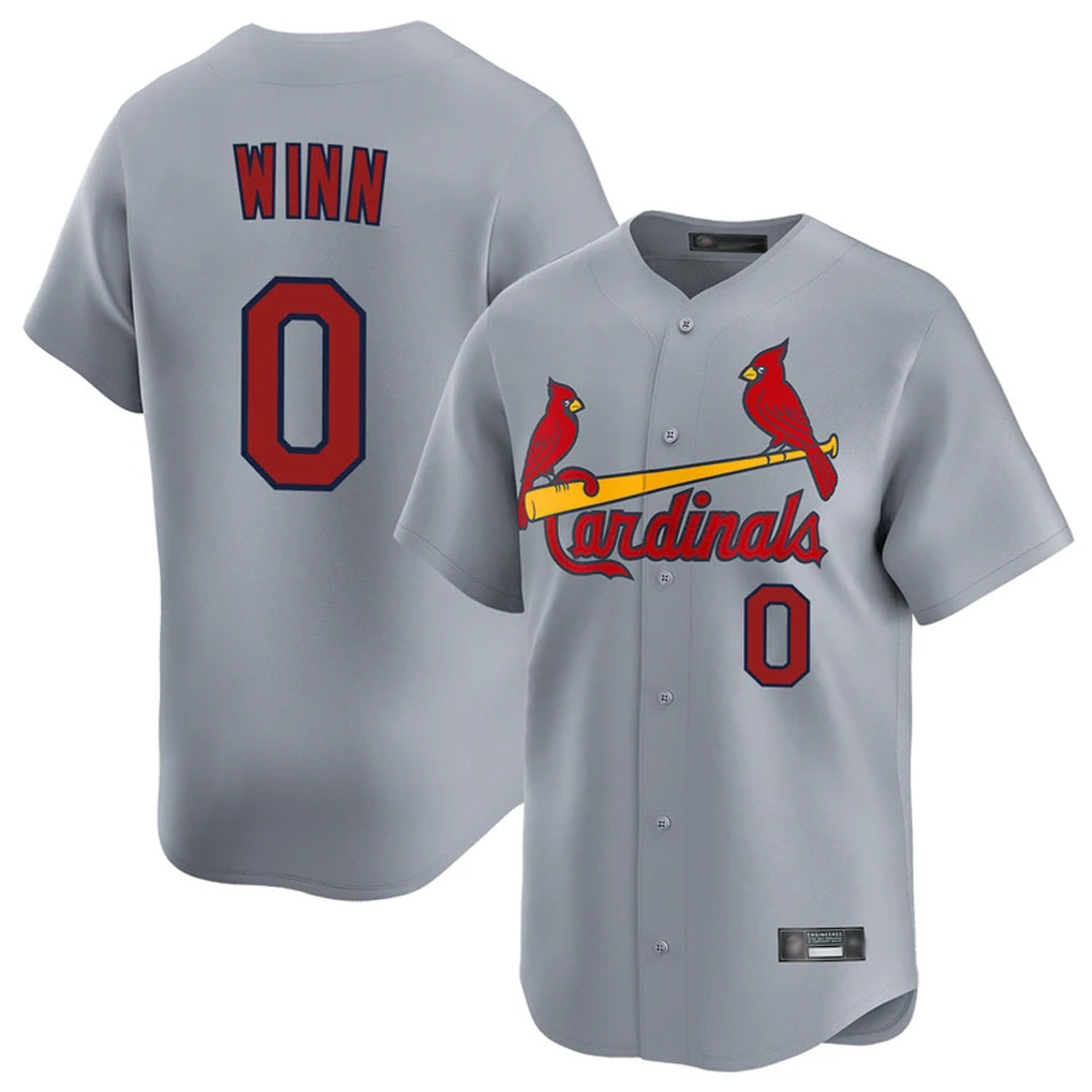 Trusc St. Louis Cardinals #0 Masyn Winn Player Gray Home Limited Stitched Jerseys