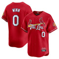 Trusc St. Louis Cardinals #0 Masyn Winn Player Red City Connect Limited Stitched Jerseys