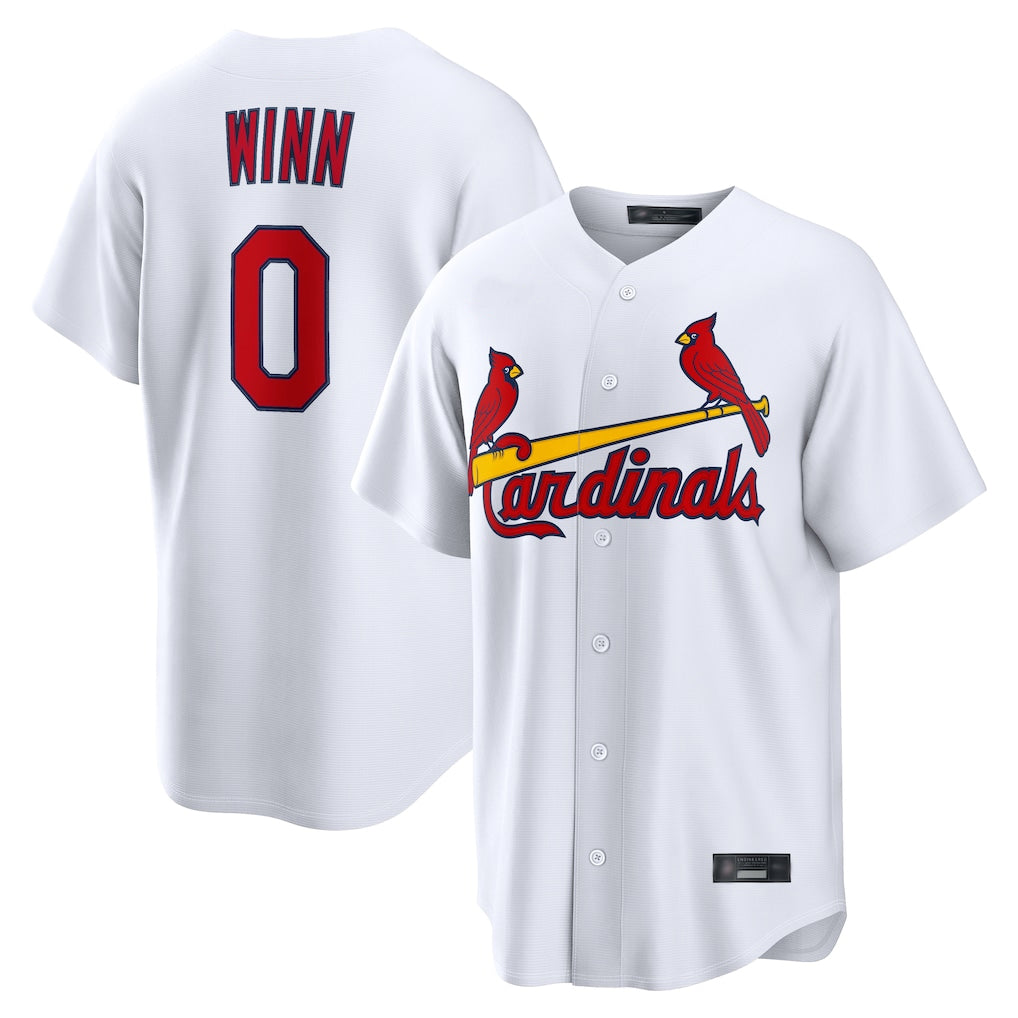 Trusc St. Louis Cardinals #0 Masyn Winn Player White Home Game Stitched Jerseys